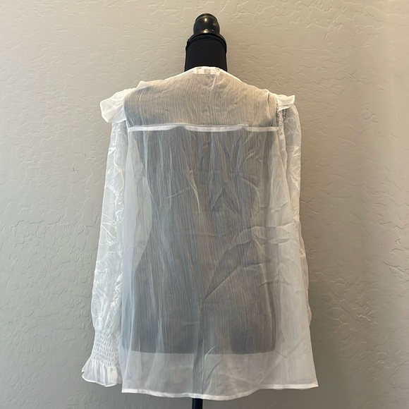 Valentino 90s vintage embroidered boho silk blouse - Picture 2 of 11